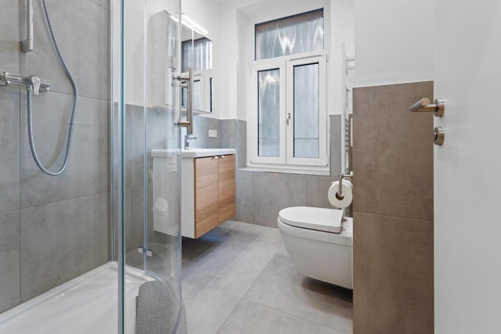 Lea Apartments Studio Leipzig Nord Esterno foto
